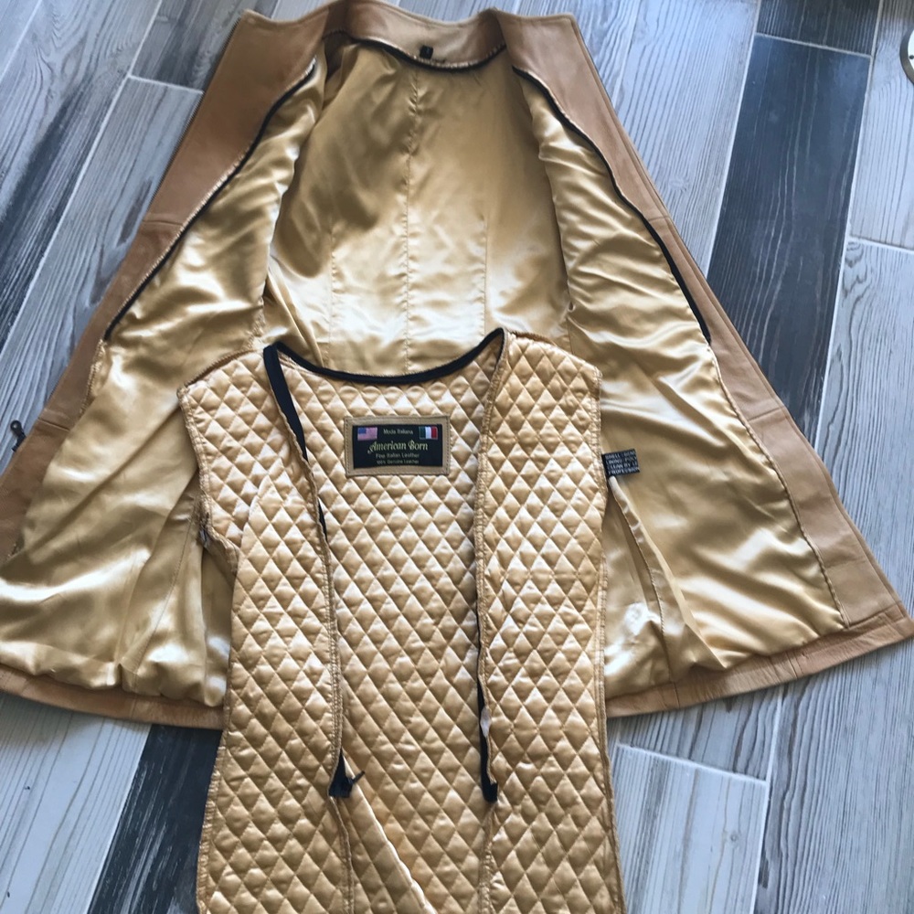 Moda Italiana Vintage 3/4 💯 Leather Jacket - Picture 3 of 8